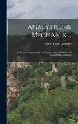 Cover-Bild zum Titel 'Analytische Mechanik ...' von 'Joseph Louis Lagrange'