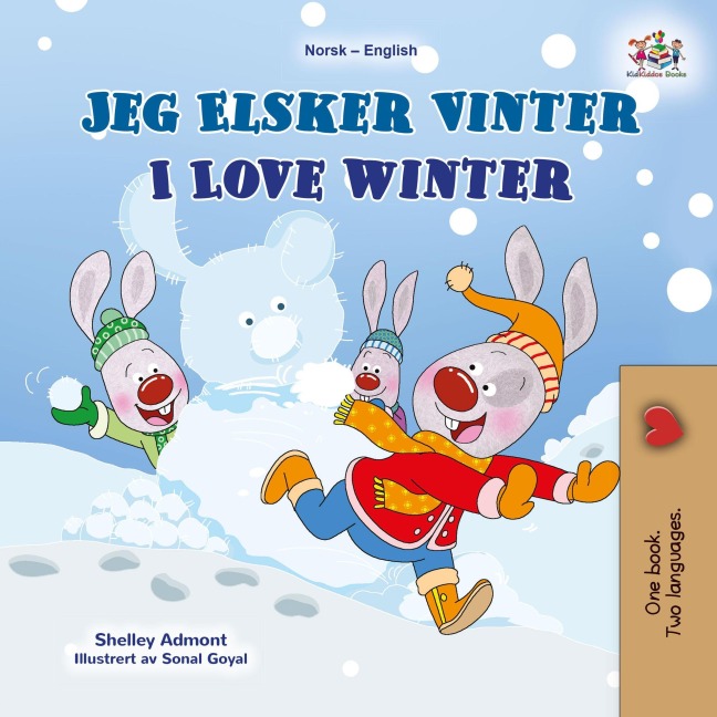 Jeg Elsker Vinter I Love Winter (Norwegian English Bilingual Collection) - Shelley Admont, Kidkiddos Books