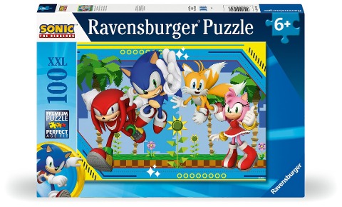 Kinderpuzzle 100 XXL Teile - Sonic the Hedgehog - Nichts kann Sonic aufhalten - 