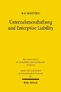 Cover-Bild zum Titel 'Unternehmenshaftung und Enterprise Liability' von 'Kai Wantzen'