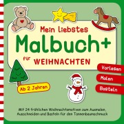 Cover-Bild zum Titel 'Mein liebstes Malbuch+ für WEIHNACHTEN - Vorlesen, Malen, Basteln' von 'Pia Kleebusch'