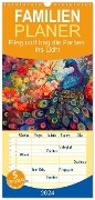 Familienplaner 2024 - Flieg und trag die Farben ins Licht mit 5 Spalten (Wandkalender, 21 x 45 cm) CALVENDO - Kerstin Waurick