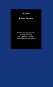 Cover-Bild zum Titel 'Kleine Formen' von ''