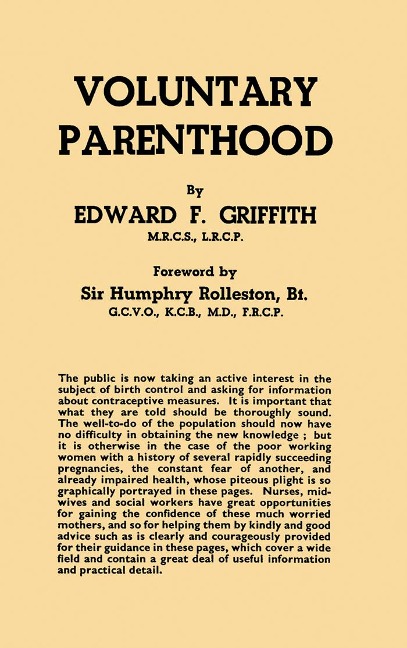 Voluntary Parenthood - Edward F. Griffith