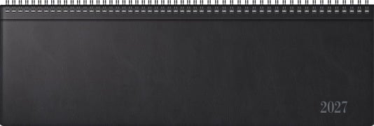 Cover-Bild zum Titel 'rido/idé 7031642907 Querterminbuch Mod. futura 5 2027 420×137 mm, Kunststoff, schwarz' von ''