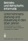 Cover-Bild zum Titel 'Unternehmensplanung und -steuerung in den 80er Jahren' von ''