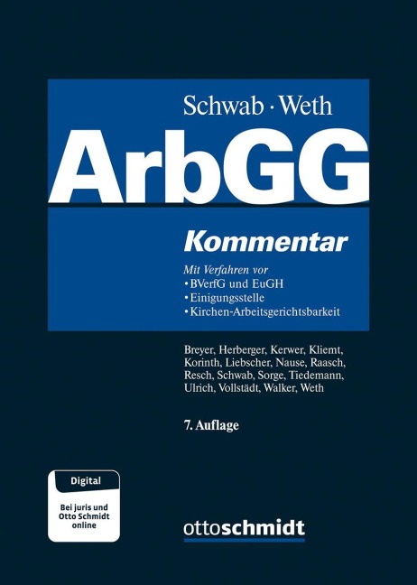 ArbGG Kommentar - Thomas Breyer, Christoph Ulrich, Christoph Resch, Marie Herberger, Wolf-Dietrich Walker