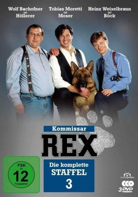 Kommissar Rex - Die komplette 3. Staffel. 3 DVDs - 