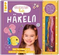 Cover-Bild zum Titel 'Kreativstart Kids Häkeln. Anleitungsbuch und Material' von 'Frechverlag'