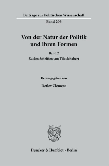 Von der Natur der Politik und ihren Formen. - 