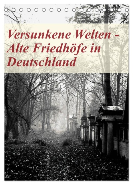 Versunkene Welten - Alte Friedhöfe in Deutschland (Tischkalender 2027 DIN A5 hoch), CALVENDO Monatskalender - Boris Robert