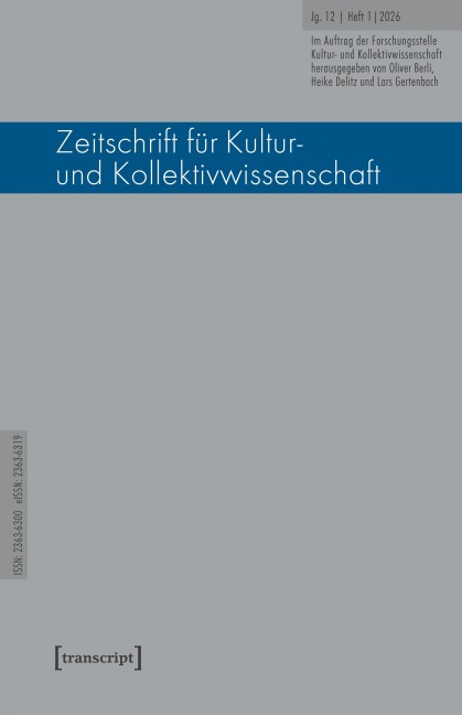 Zeitschrift für Kultur- und Kollektivwissenschaft - 