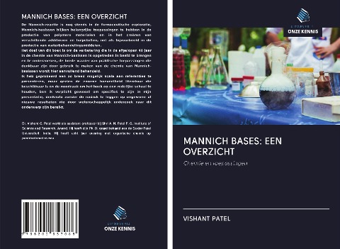MANNICH BASES: EEN OVERZICHT - Vishant Patel