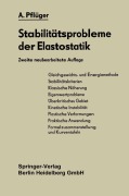 Cover-Bild zum Titel 'Stabilitätsprobleme der Elastostatik' von 'Alf Pflüger'