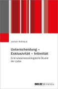 Cover-Bild zum Titel 'Unterscheidung - Exklusivität - Intimität' von 'Jochem Kotthaus'