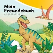 Cover-Bild zum Titel 'Mein Freundebuch Kindergarten - Dinos' von 'Hauschka Verlag'