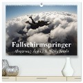 Fallschirmspringer. Absprung der U.S. Navy Seals (hochwertiger Premium Wandkalender 2024 DIN A2 quer), Kunstdruck in Hochglanz - Elisabeth Stanzer