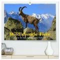 Wildlebende Tiere in den Bergen und Wäldern Europas (hochwertiger Premium Wandkalender 2024 DIN A2 quer), Kunstdruck in Hochglanz - Elisabeth Stanzer