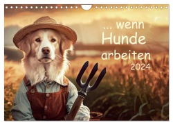 Cover-Bild zum Titel 'Wenn Hunde arbeiten (Wandkalender 2026 DIN A4 quer), CALVENDO Monatskalender' von 'Christiane Calmbacher'