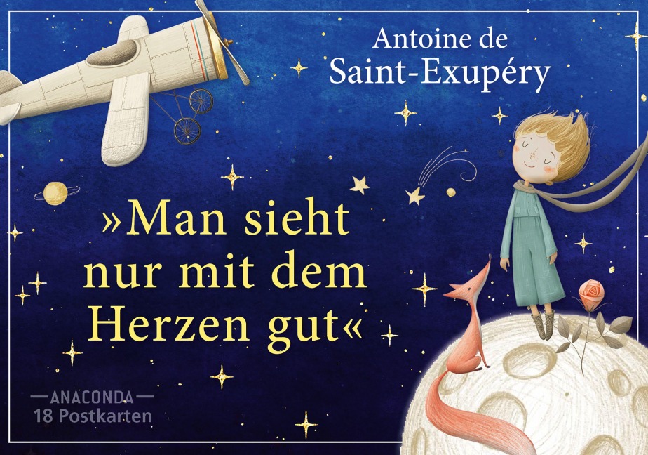 Postkarten-Set Antoine de Saint-Exupéry - 