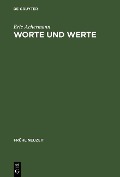 Cover-Bild zum Titel 'Worte und Werte' von 'Eric Achermann'