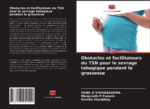 Obstacles et facilitateurs du TSN pour le sevrage tabagique pendant la grossesse - Sunil K Vishwakarma, Manjunath P Puranik, Namita Shanbhag