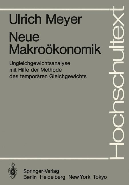 Neue Makroökonomik - U. Meyer