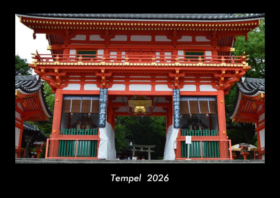 Tempel  2026 Fotokalender DIN A3 - Tobias Becker