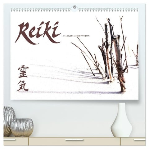 REIKI - Chakrameditation (hochwertiger Premium Wandkalender 2025 DIN A2 quer), Kunstdruck in Hochglanz - Michael Weiß