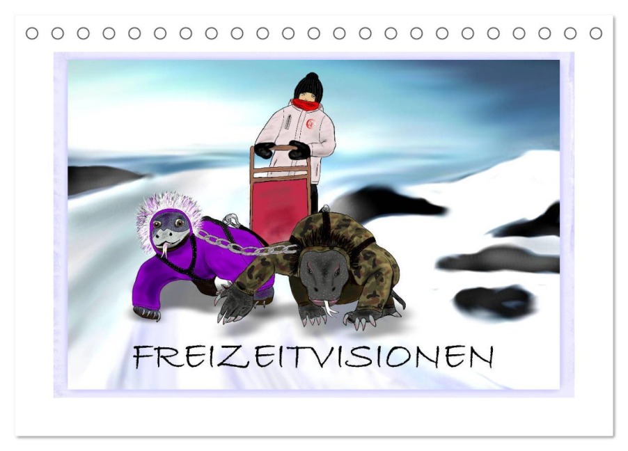 Freizeitvisionen (Tischkalender 2026 DIN A5 quer), CALVENDO Monatskalender - Ingrid Besenböck