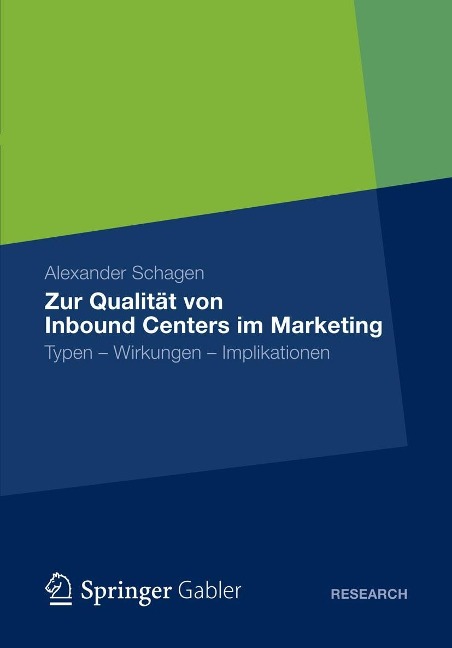 Zur Qualität von Inbound Centers im Marketing - Alexander Schagen