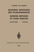 Cover-Bild zum Titel 'Moderne Methoden der Pflanzenanalyse / Modern Methods of Plant Analysis' von 'Karl Paech, Bishnu Dat Sanwal, Hans F. Linskens, Michael Vincent Tracey'