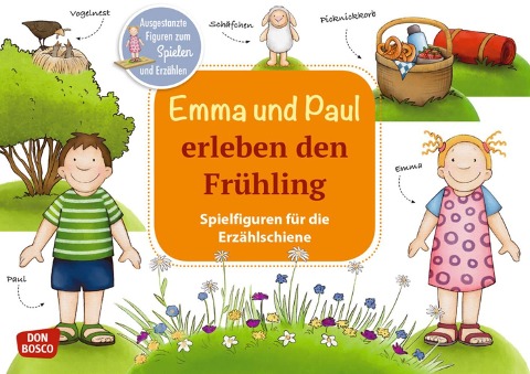Emma und Paul erleben den Frühling. Erzählschienen-Figurenset - Monika Lehner Emma und Paul erleben den Frühling. Erzählschienen-Figurenset - Monika Lehner