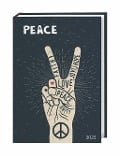 Peace Kalenderbuch A5 2025 - 