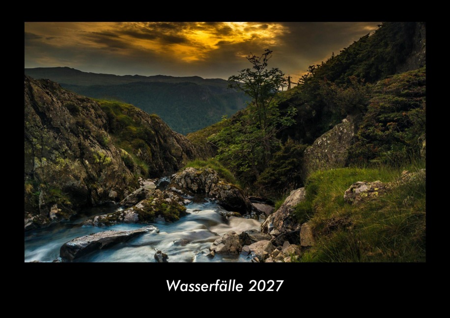 Wasserfälle 2027 Fotokalender DIN A3 - Tobias Becker