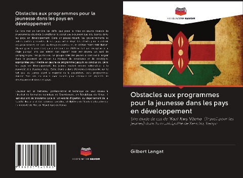 Obstacles aux programmes pour la jeunesse dans les pays en développement - Gilbert Langat