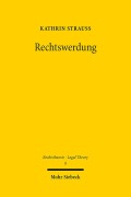 Cover-Bild zum Titel 'Rechtswerdung' von 'Kathrin Strauß'