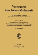 Cover-Bild zum Titel 'Vorlesungen über höhere Mathematik' von 'Adalbert Duschek'
