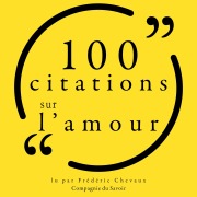Cover-Bild zum Titel '100 citations sur l'amour' von 'Various'