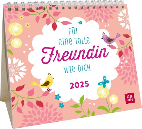 Mini-Kalender 2025: Für eine tolle Freundin wie dich - 
