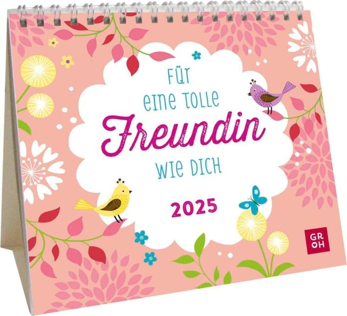 Mini-Kalender 2025: Für eine tolle Freundin wie dich - 