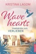 Cover-Bild zum Titel 'Wavehearts - Inselnächte zum Verlieben' von 'Kristina Lagom'