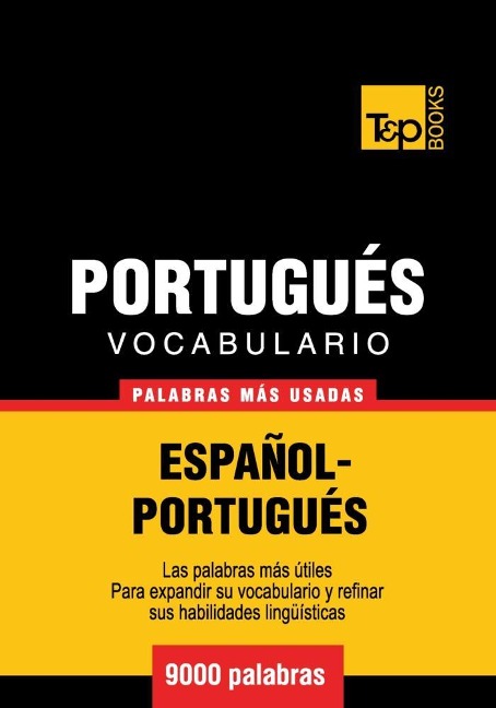 Vocabulario espanol-portugues. 9000 palabras mas usadas - Andrey Taranov