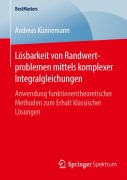 Cover-Bild zum Titel 'Lösbarkeit von Randwertproblemen mittels komplexer Integralgleichungen' von 'Andreas Künnemann'