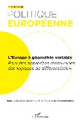 Cover-Bild zum Titel 'L'Europe à géométrie variable' von 'Samuel Faure'