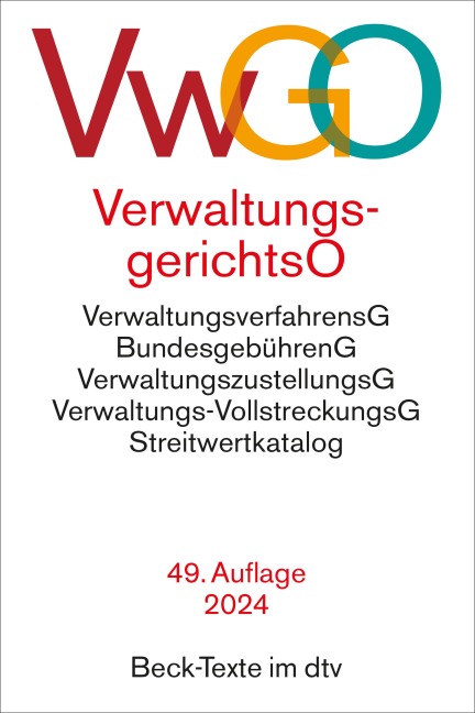 Verwaltungsgerichtsordnung, Verwaltungsverfahrensgesetz - 