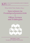 Cover-Bild zum Titel 'Innovationen im Fremdsprachenunterricht 1' von ''