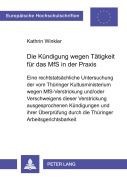 Cover-Bild zum Titel 'Die Kündigung wegen Tätigkeit für das MfS in der Praxis' von 'Kathrin Winkler'