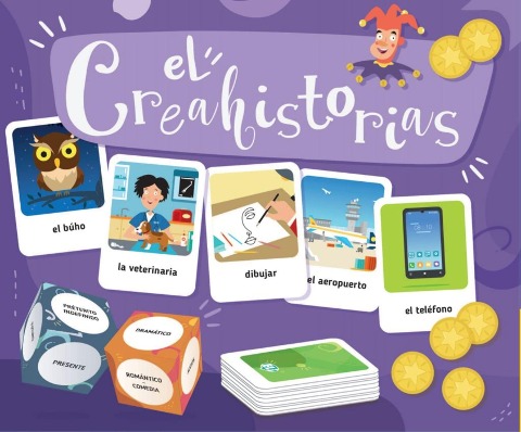 El Creahistorias. Gamebox mit 132 Karten + Download - 