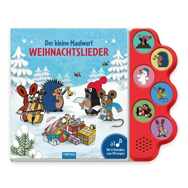 TRÖTSCH - Der kleine Maulwurf Soundbuch Weihnachtslieder | Ab 18 Monaten - 